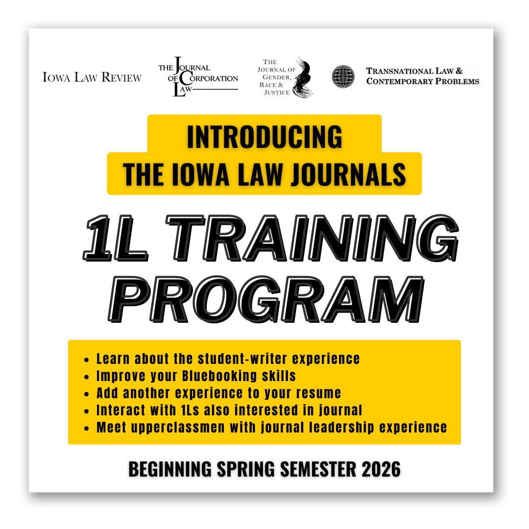 Iowa Law Review tweet media