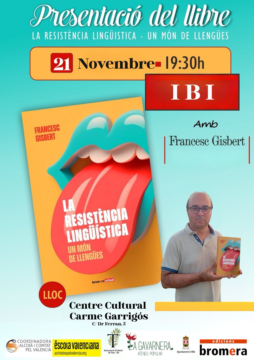 Divendres, La resistència lingüística es presenta a Ibi.