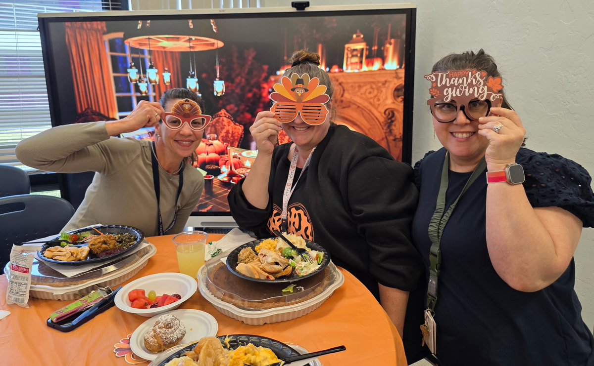 DwyerHS's tweet photo. What an incredible **Thanksgiving Vibe** at Dwyer High School today! 🧡🦃

Our annual feast was the perfect reminder of the amazing camaraderie and family we share here at Dwyer. Seeing our faculty and staff together celebrating is truly the best way to head into the holidays. https://t.co/TGzxt7V1Si