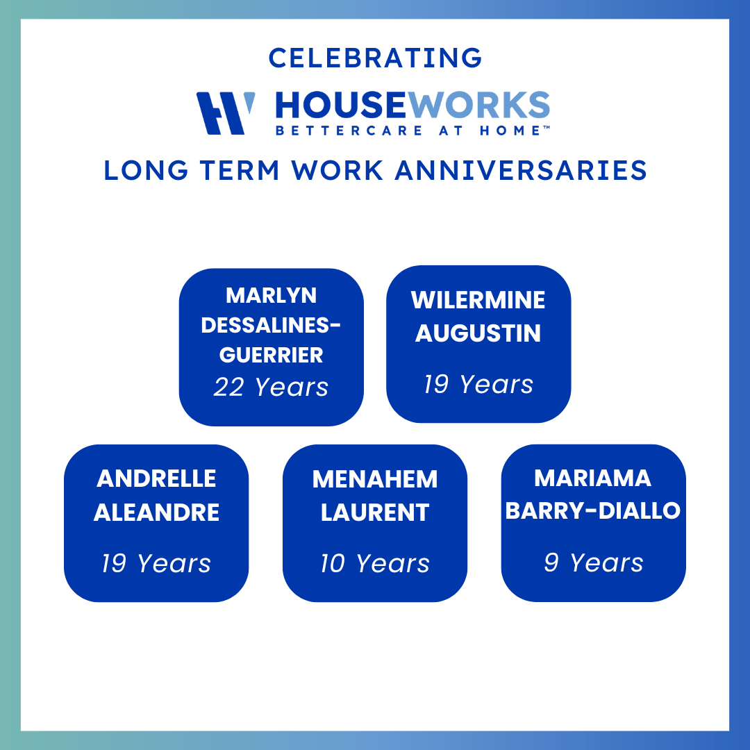 House_Works's tweet image. Join us in celebrating this month's long term work anniversaries! 🎉