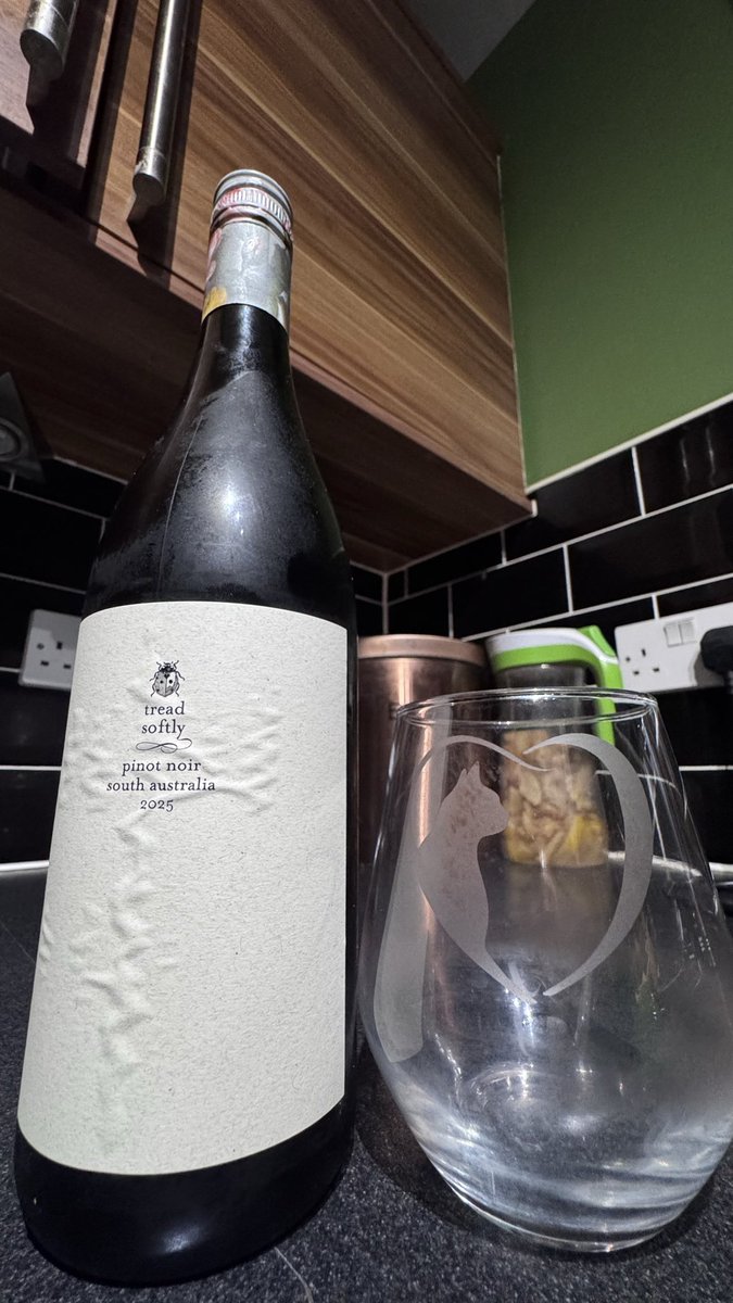 Some Pinot Noirs have such a distinctive flavour they can be off putting.

This is quite light and breezy.

And the label is pure simplicity. Love the Ladybird motif.

7/10 #RandomRedThursday