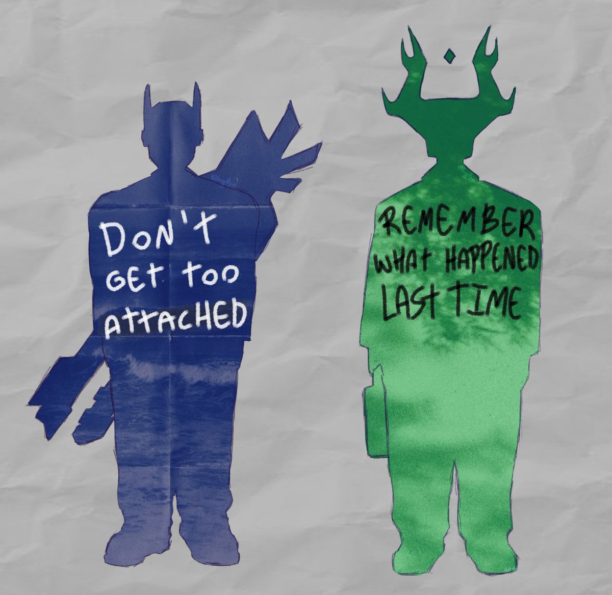 lag0yo's tweet image. this reminds me of them
#phightingart #phightingfanart