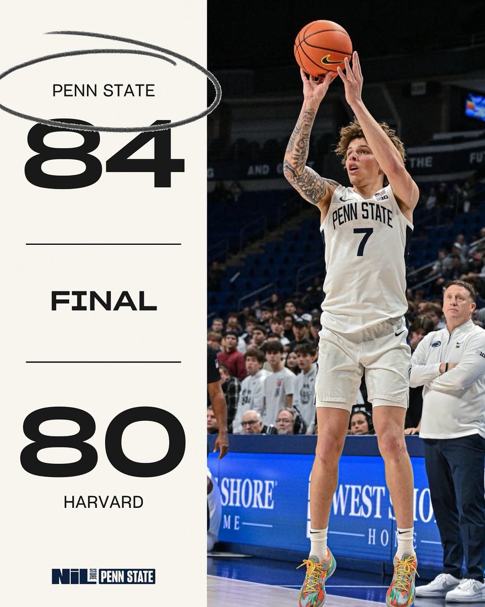 PennStNILStore's tweet image. Another win for @PennStateMBB 🏀