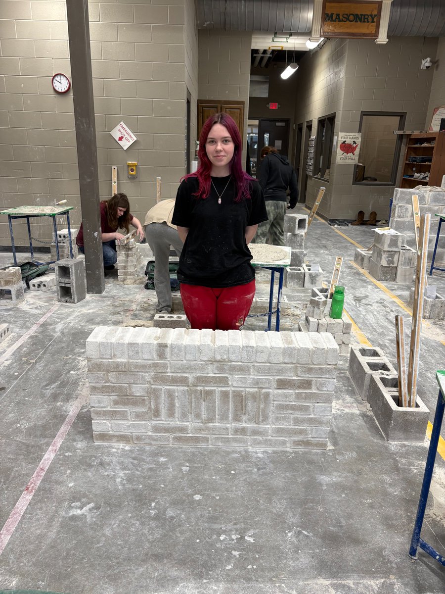 From this weeks <a href="/jcsentinel/">Jackson County Sentinel</a> 'Focus on Youth' spotlight to mastering a <a href="/SkillsUSA/">SkillsUSA</a> State project, Miss Dakota Vinson from <a href="/WoodvilleHS/">WoodvillePanthers</a> has done an incredible job <a href="/KD_CIA_JaCo_AL/">Kevin Dukes Career & Innovation Academy</a>! Dakota excels in Mr. Earl's Masonry class and is a joy to have at the KDCIA! Great job! <a href="/JCBOEal/">JacksonCountySchools</a>