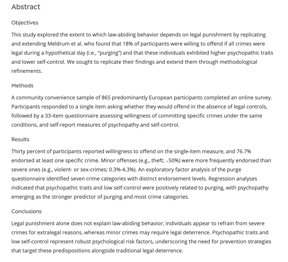 Journal of Research in Crime and Delinquency tweet media