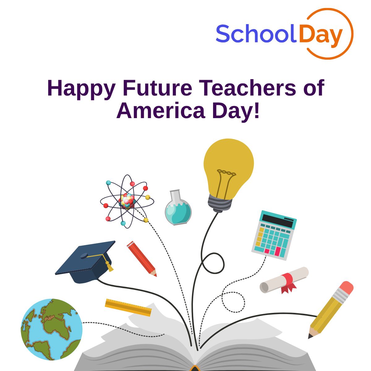 SchoolDayInc's tweet image. Happy National Future Teachers Day!

Today we celebrate the students preparing to step into one of the most impactful careers possible.

#FutureTeachers #FutureEducators #K12Education