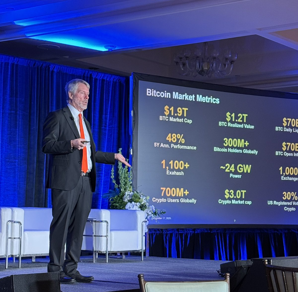 Listening to Michael Saylor at Clear Street conference.