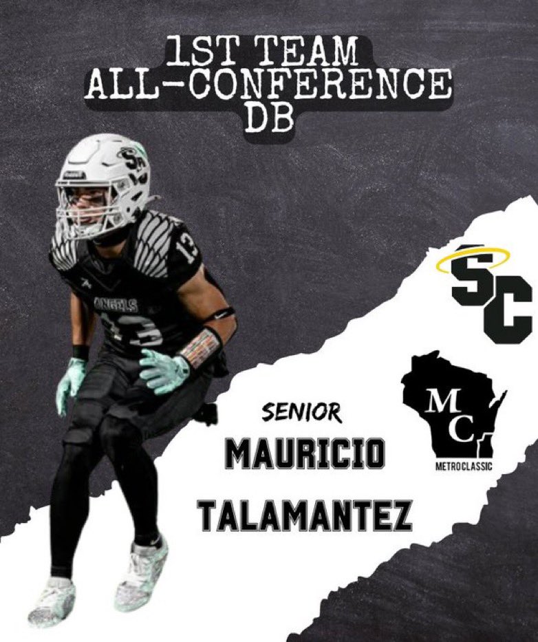 Blessed to receive all conference db for the 3rd year in a row!
<a href="/StCatsFootball/">St. Cat's Football</a> <a href="/Firebirds_FB/">Carthage College Football</a> <a href="/TravisBOUND/">Travis Wilson</a> <a href="/MJ_NFLDraft/">Mark Johnson</a>