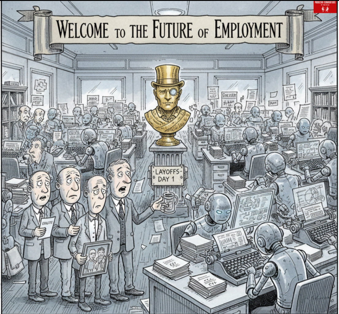 ProdConvoPod's tweet image. “Don’t worry, there is a bright side! They are excellent at processing the severance packages…”👀🤖💻🙁
#tonight #podcast #PCP