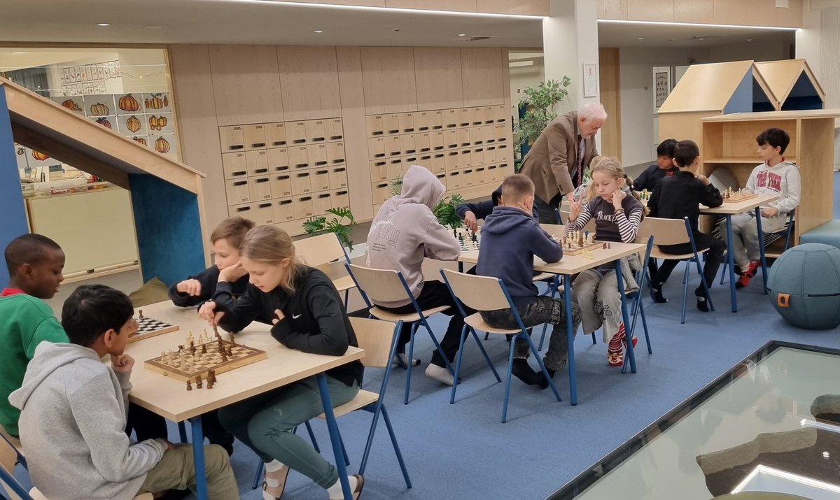 ChessPlus's tweet image. Amazingly positive response from the children to my chess lesson in Helsinki today