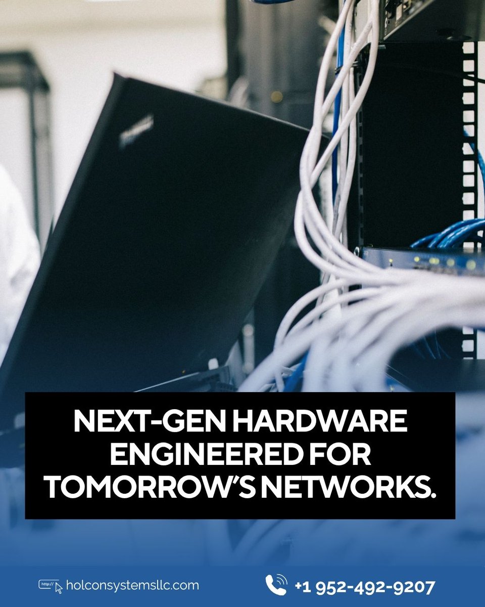 exciscokit's tweet image. Next-gen hardware engineered for tomorrow’s networks starts with innovation, reliability, and the power to evolve with future demands.

#holconsystems #networkingsolutions #ithardware #networkefficiency  #businessconnectivity