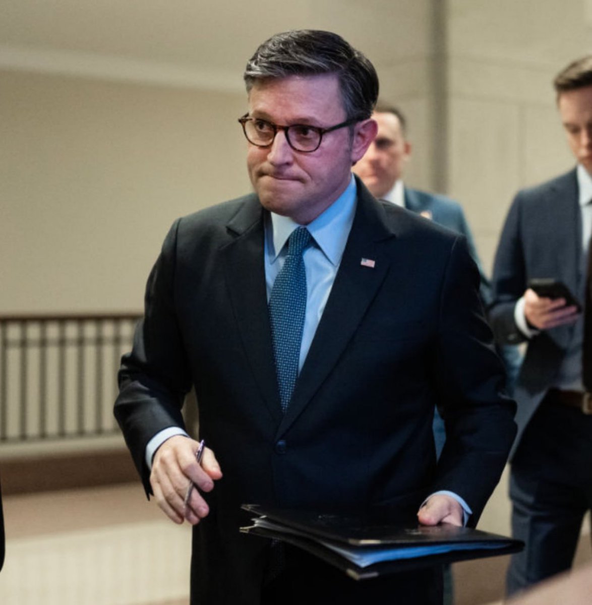 WakeUpPatriott's tweet image. Time to send a loud message to Speaker Mike Johnson.
 
If you think he should start impeachment hearings on all of these Activist Judges, drop a “👍” below