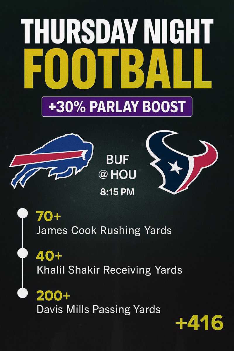 fade_leek's tweet photo. 30% boosted lay on @DKSportsbook click the link below or in my bio for more plays🤝
https://t.co/Id2Le3b7Bv

#TNFonPrime #GamblingX #BillsMafia #htownmade https://t.co/rFkyLYt99a