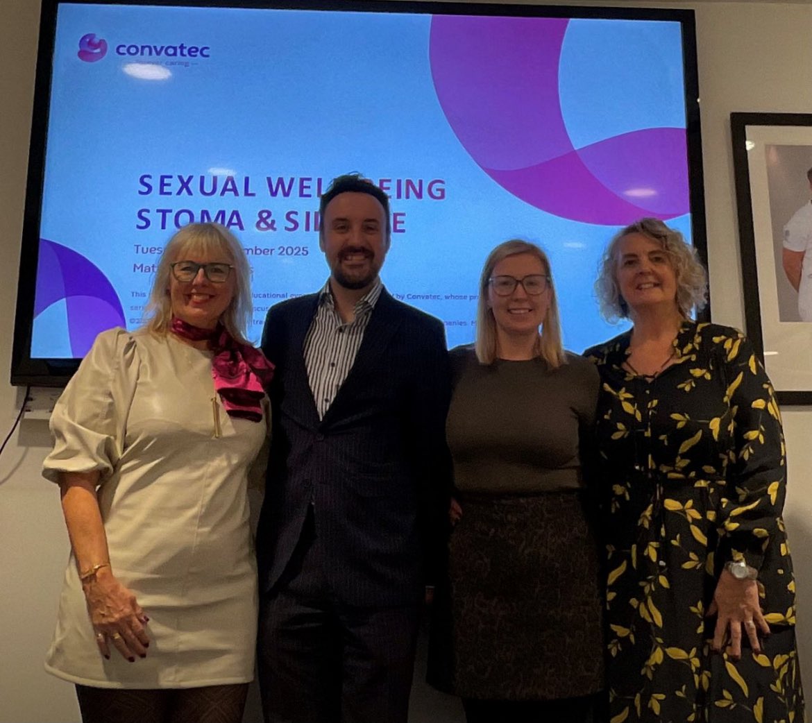 sarahbrownlie3's tweet image. Completed my first study day as clinical educator in stoma care! ⭐️

Wonderful guest speaker in and a very jam packed day focussing on how intimacy effects QOL 

#AskAssessEducateandrefer