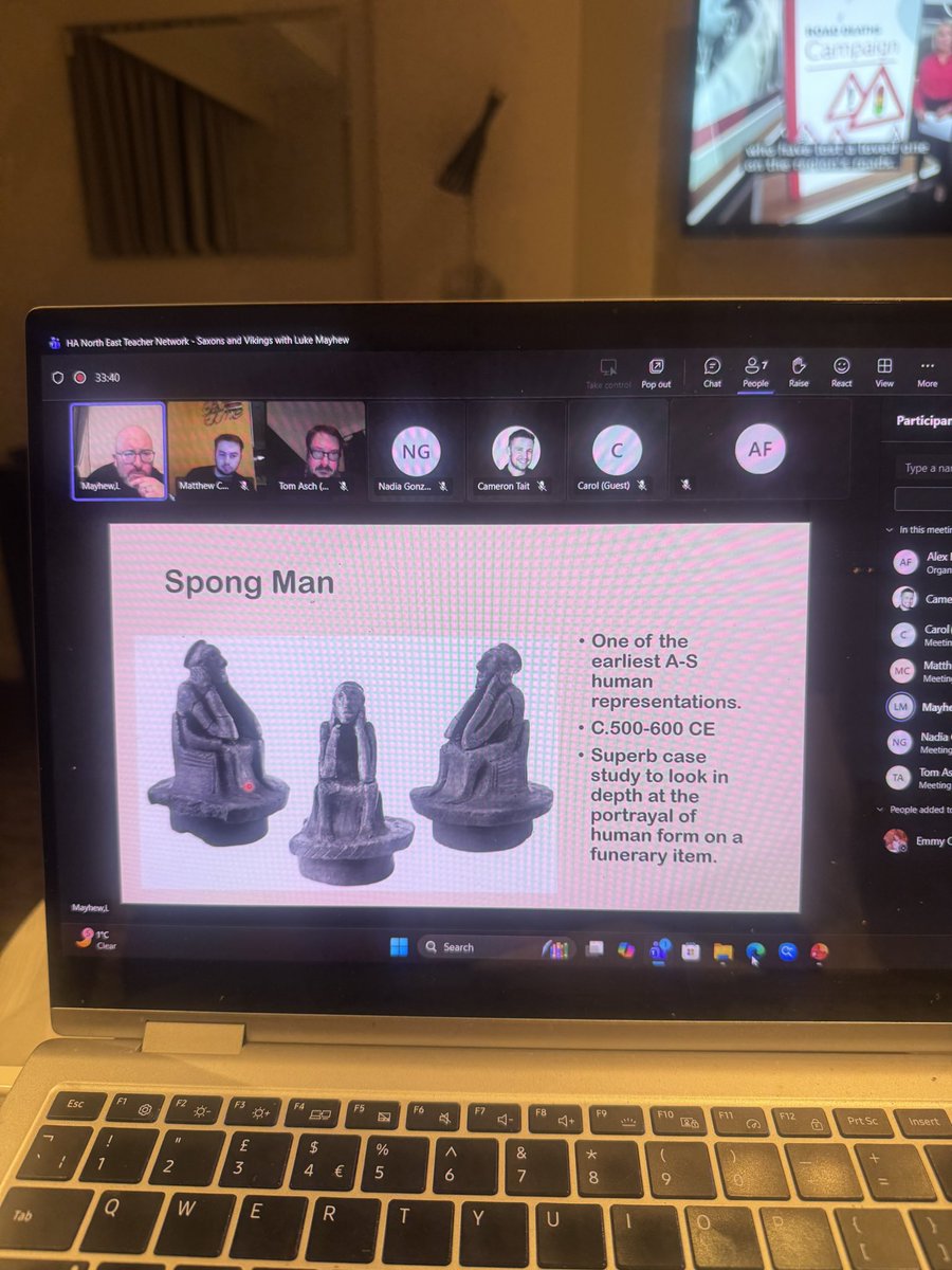 What a brilliant evening with Luke sharing his fantastic knowledge about Saxons and Vikings!