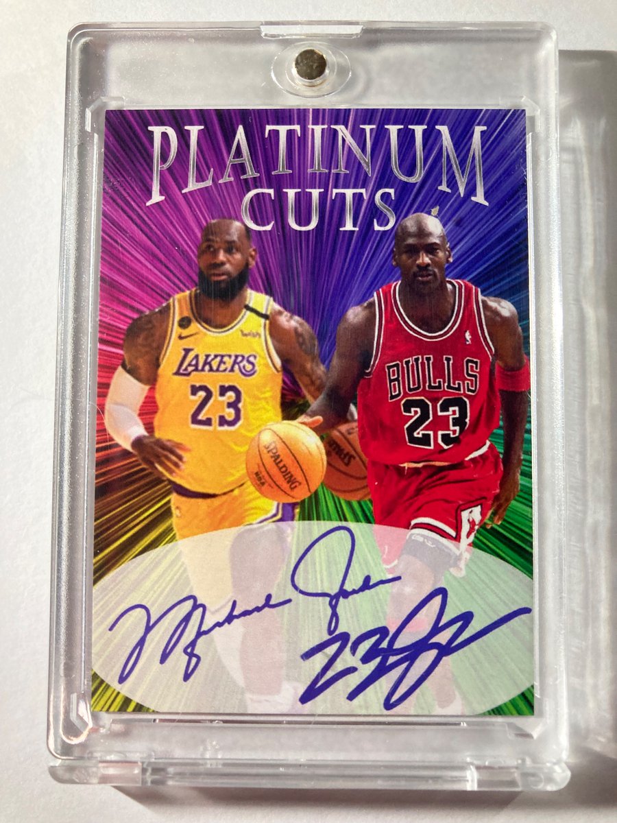 1218Sports's tweet image. 🎁Appreciation Day Giveaway🎁

Winner Announced Monday

🔥Lebron James/Michael Jordan Platinum Cuts Dual Auto Facsimile 

To enter
1. Follow
2. Retweet
3. Like