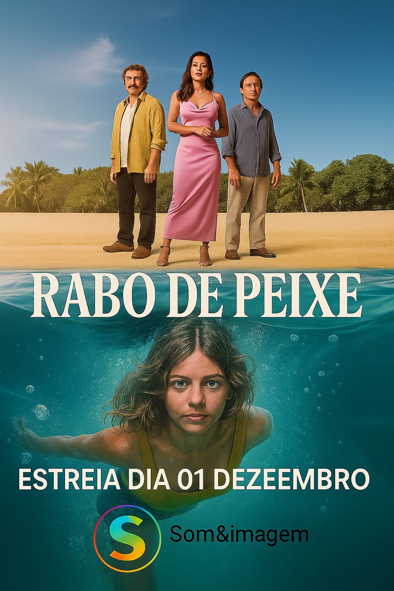 GrupoSomImagem's tweet image. 🌊✨ Vem aí!

A nova novela “Rabo de Peixe”

 Dstreia dia 01 de dezembro na S.I!

19h15
Drama, mistério e uma história que promete prender o Brasil inteiro! 🔥📺
#RaboDePeixe #NovaNovela #SI