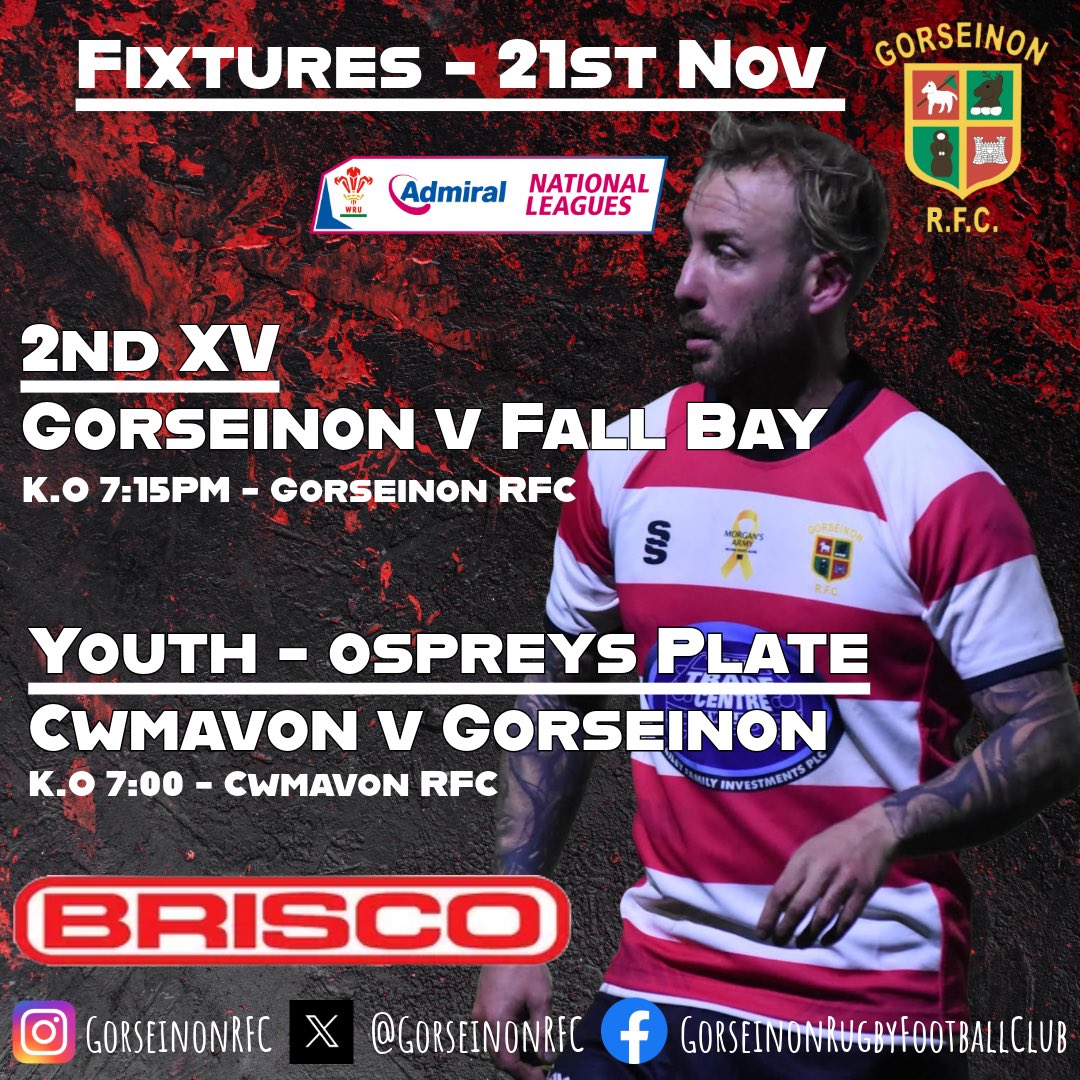 Gorseinon RFC 🔴⚪️ tweet media