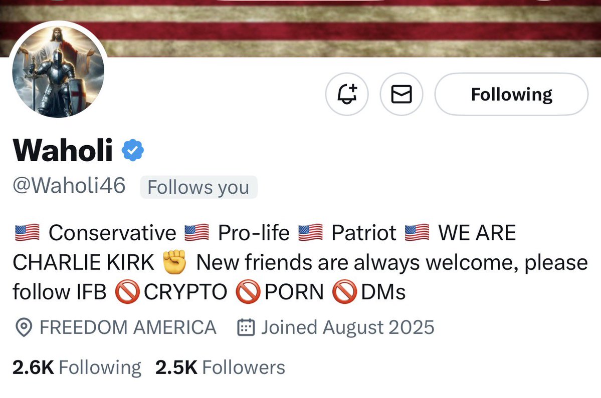 Let’s give this great patriot a boost and more friends. 

<a href="/Waholi46/">Waholi</a> 

They will connect back!! 😀😀😀