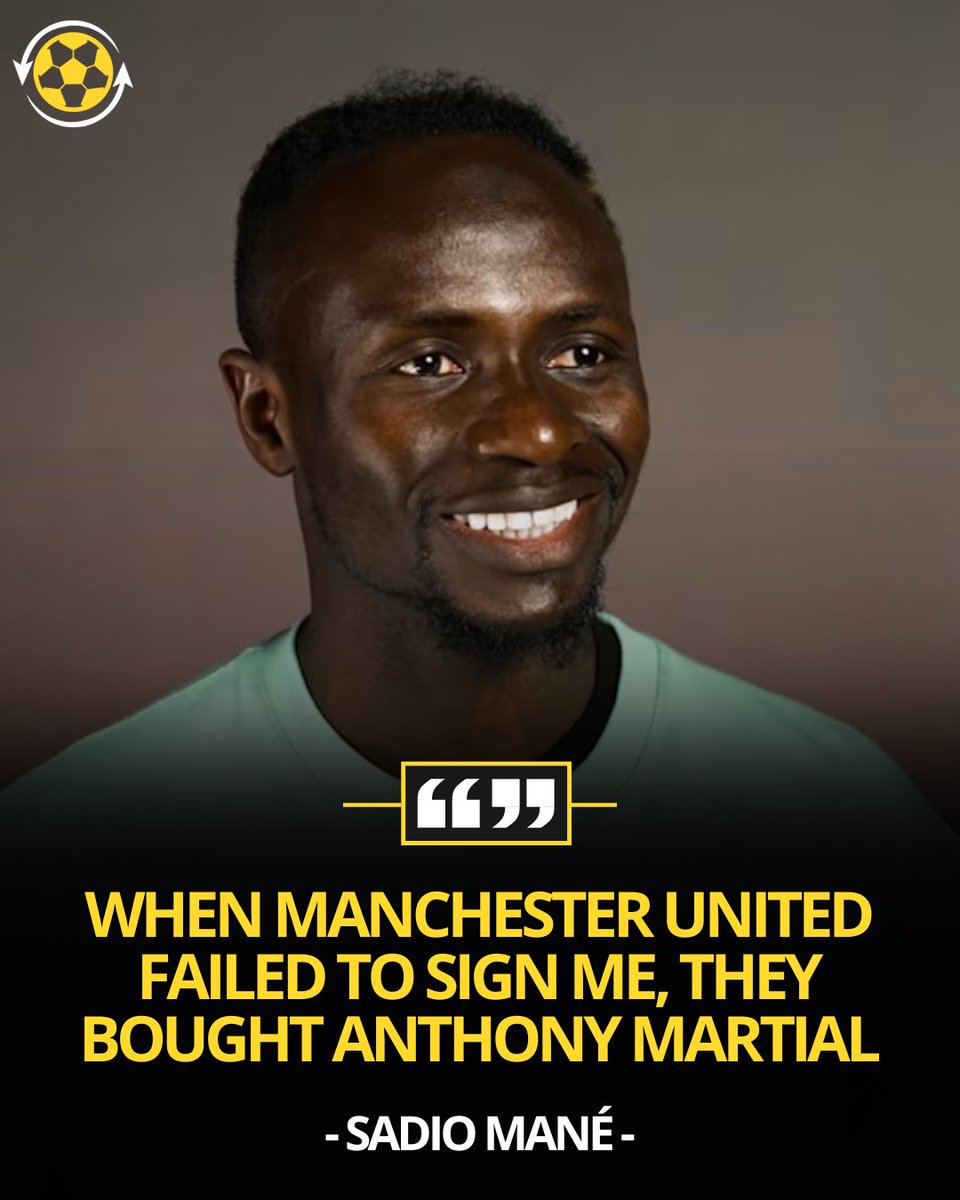 🇸🇳 Sadio Mané 𝗿𝗲𝘃𝗲𝗮𝗹𝘀 he chose Liverpool over Manchester United in favour of guaranteed playing time:

🗣️ Mané: "When Manchester United called me I was talking to Louis van Gaal.

Wayne Rooney was there. Angel Di María was there. And Memphis Depay was there.

I said, 'OK,