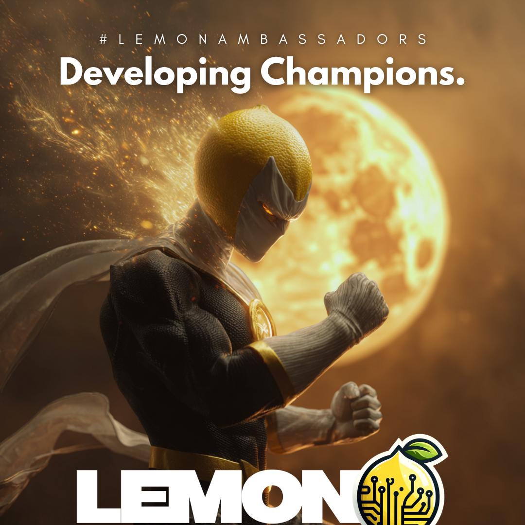 The Ambassador Program isn’t about perks — it’s about developing champions.
People who create content, lead conversations, onboard newcomers, support regions, and grow the network.
Champions create confidence. Confidence builds value.
#ChampionsOfLemon