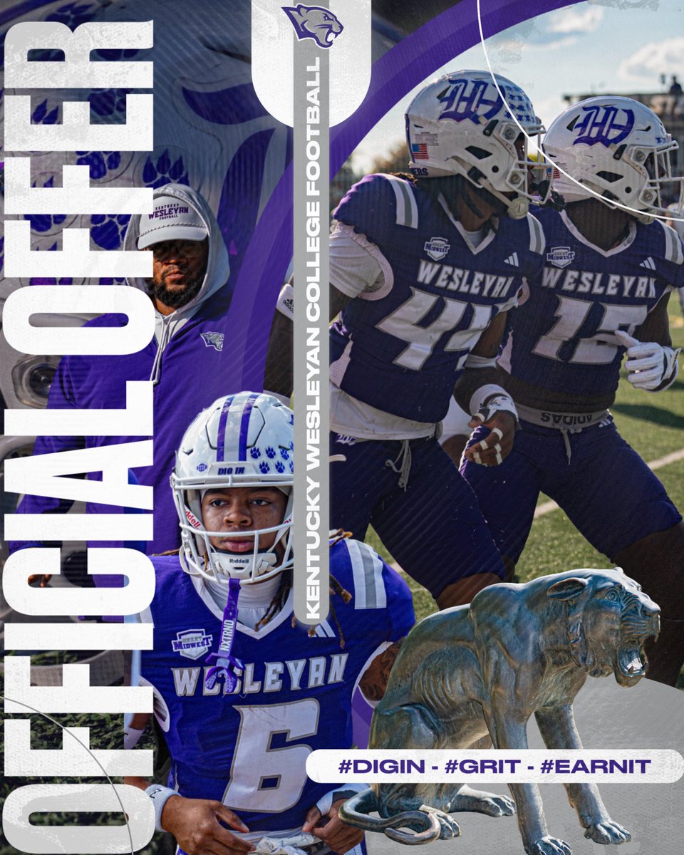 After a great conversation with <a href="/CoachFrase/">Brandon Frase</a> I’ve been blessed with an offer from Kentucky Wesleyan College ! #AGTG