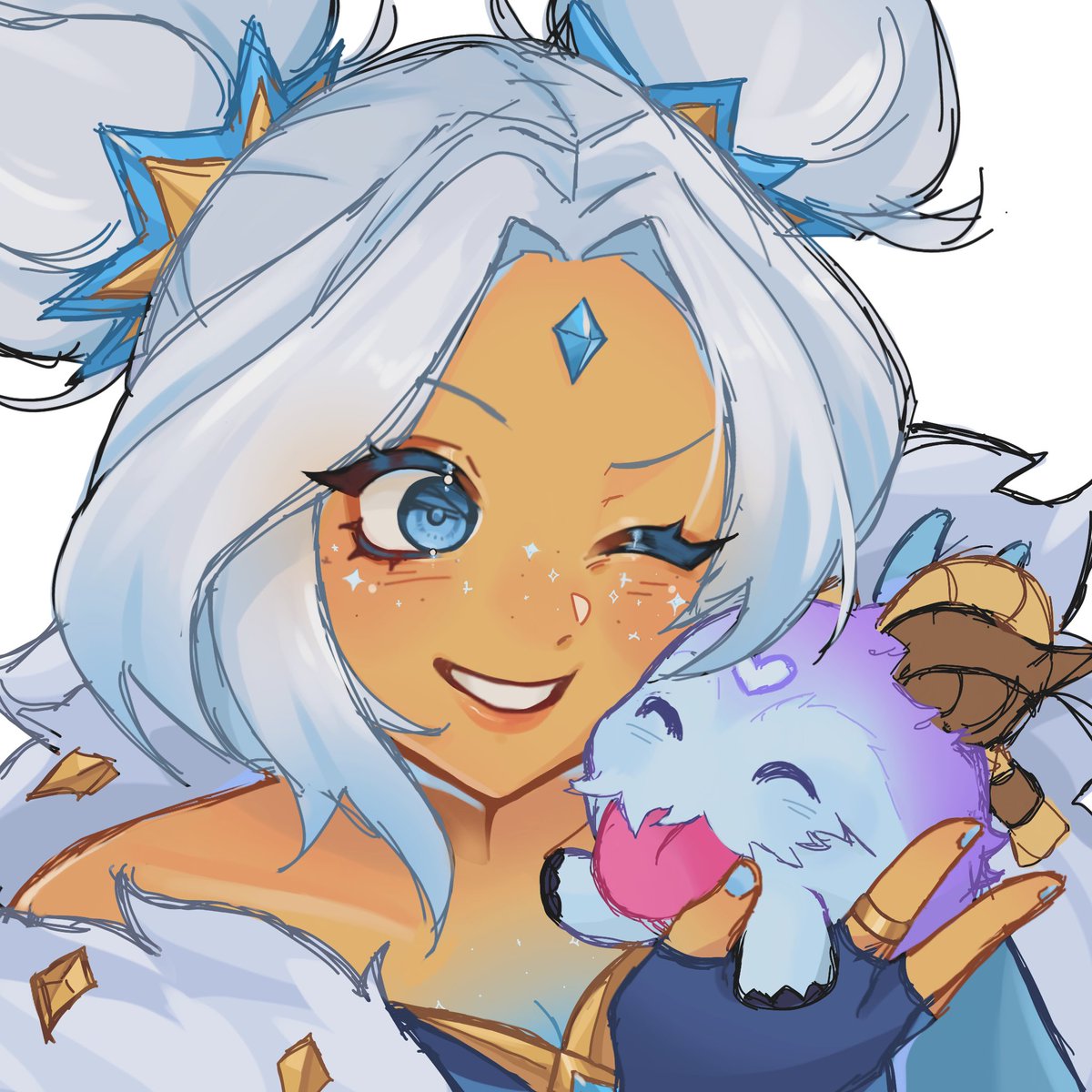Winter Wonder Zeri and a strangely familiar poro 🧐🧐🧐