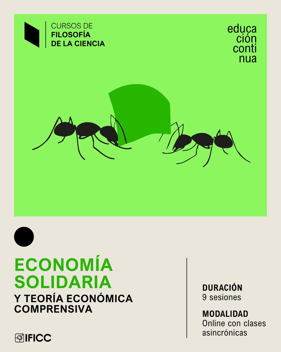 InstitutoIficc's tweet image. El programa permite identificar tensiones entre eficiencia, equidad y medioambiente, y sugiere criterios para análisis de políticas. Es una invitación a ampliar la comprensión de la economía como fenómeno complejo. + info aquí: ificc.cl/ificc-website/…