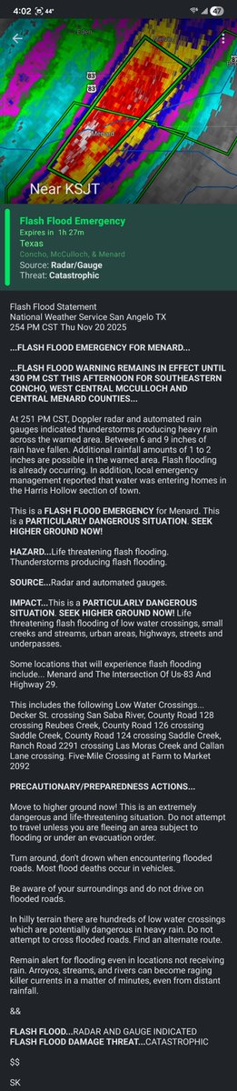 crackerjacksnr's tweet image. FLASH FLOOD EMERGENCY IN TEXAS 
#wx #wxtwitter #txwx