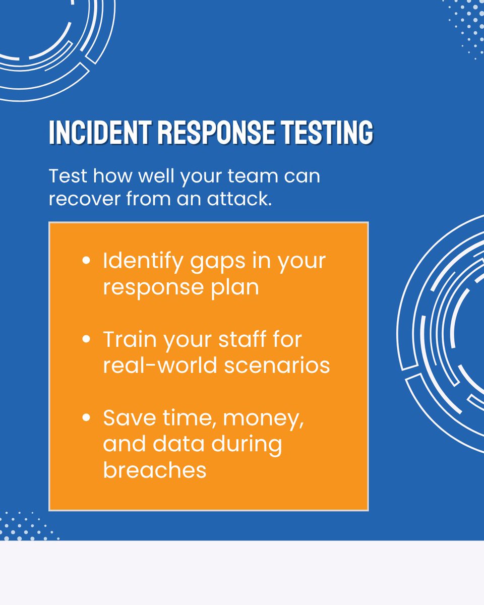 CorovanMoves's tweet image. Nearly half of all cyber breaches target small businesses. Strengthen your defense before an attack strikes with proactive security testing. From penetration to incident response—build resilience today. #CyberSecurity #SMBProtection #DataSecurity
ow.ly/iZ3Y50XnQPU