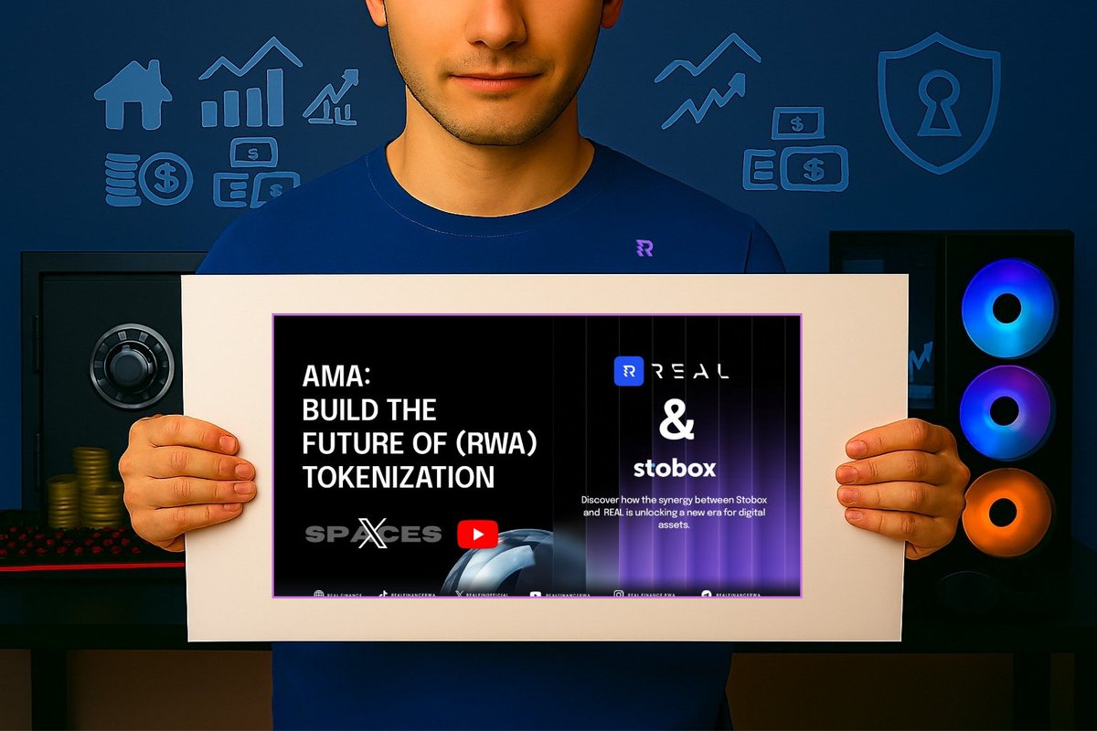 Something big is happening in the RWA space, and you definitely don’t want to miss it. 

🤝 <a href="/StoboxCompany/">Stobox</a> and <a href="/RealFinOfficial/">Real</a> are coming together for a major AMA, breaking down how this partnership is set to push tokenized assets into a completely new phase.

Don’t forget they
