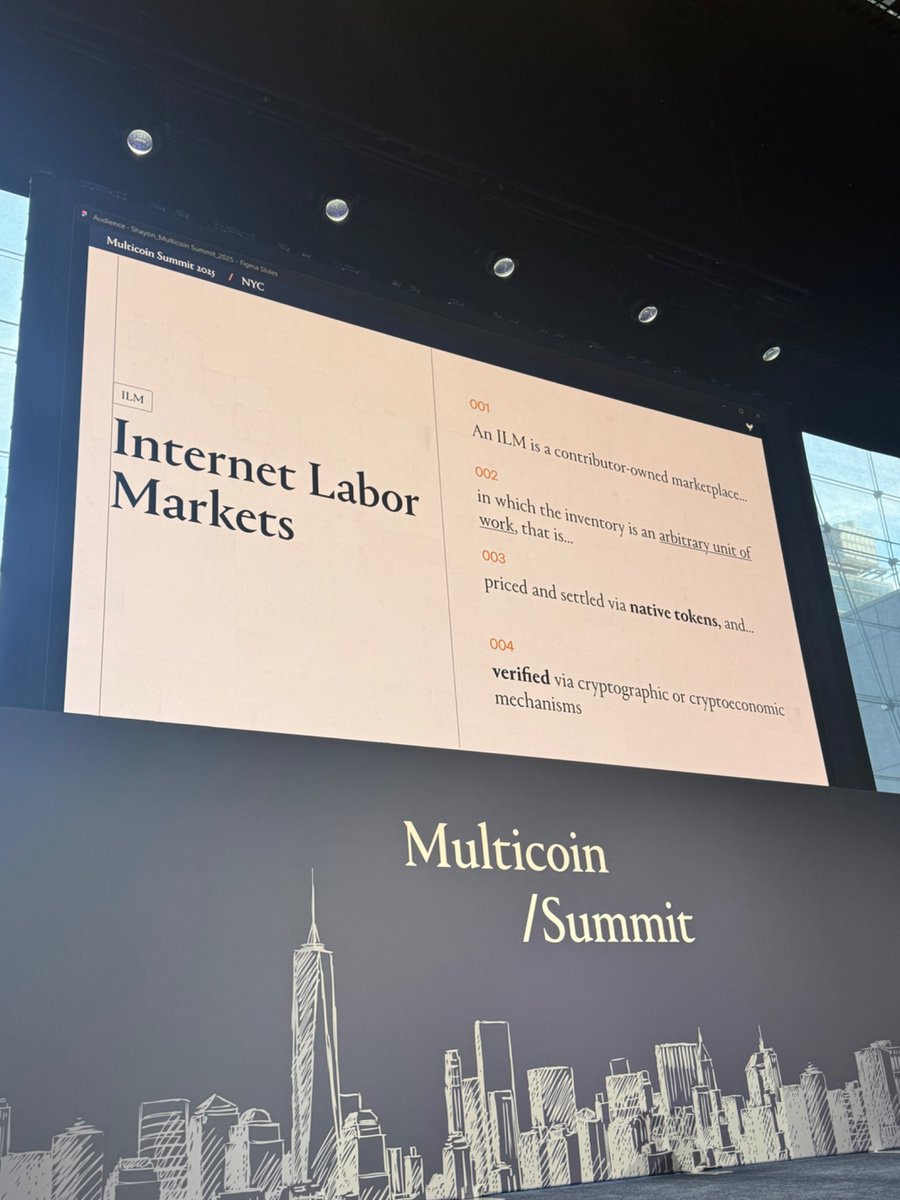 The best crypto conference of the year <a href="/multicoin/">Multicoin Capital</a> 

Great presentation on the future of labor markets online by <a href="/shayonsengupta/">shayon</a> 

Despite the markets being down the growth of networks, wallets and usage is at an all time high. 

Zoom out and it's looks inevitable