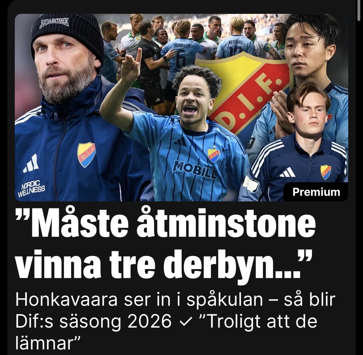 Att de hemlösa aldrig lär sig. Nu tar de i så de spricker, vinna tre derbyn. 😅😅😅
