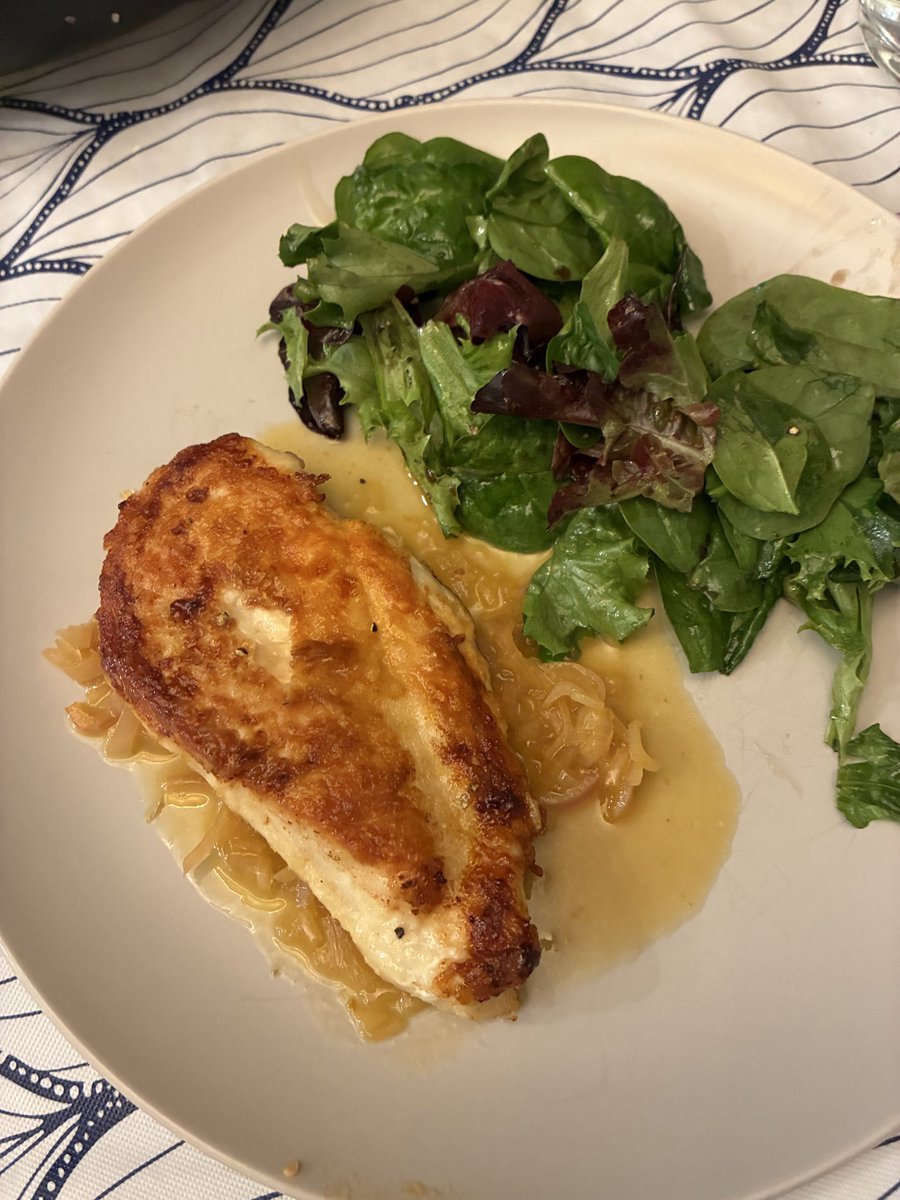 MariGO2thepolls's tweet image. If you don’t hate being alive you could also cook a protein in a pan make a cheeky little pan sauce with shallots wine and butter while it rests and enjoy with a side of vegetables