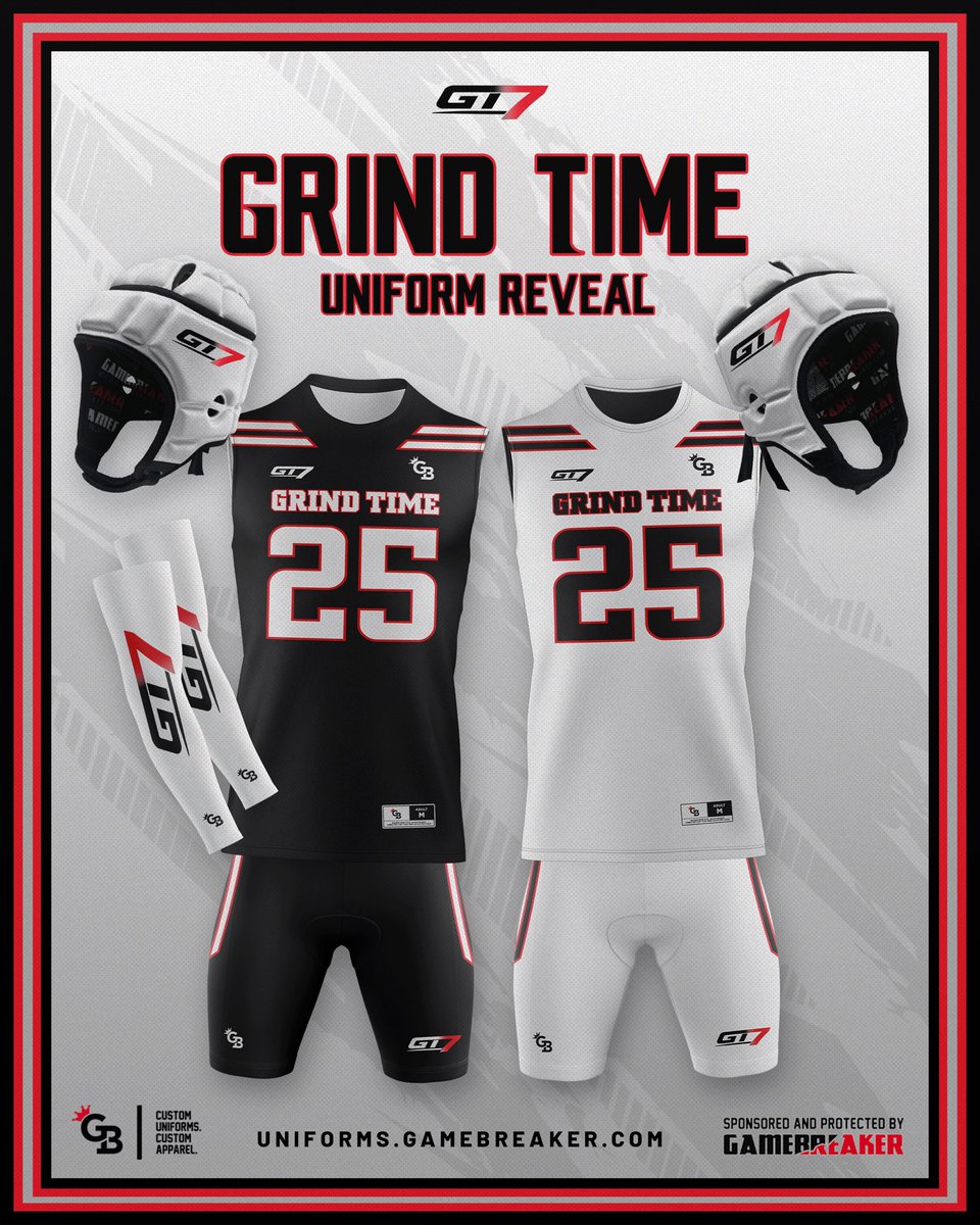GrindTime7v7's tweet image. Red Raider inspired. 
GrindTime approved.

Custom @gamebreakerhg uniforms and gear — elevating our look and standard.

🔥📈