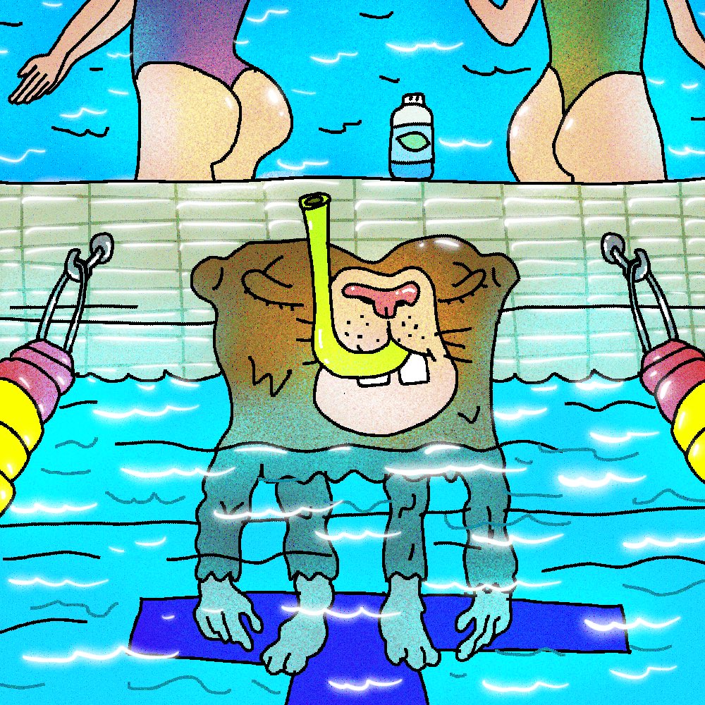 splitheadart's tweet image. Pool