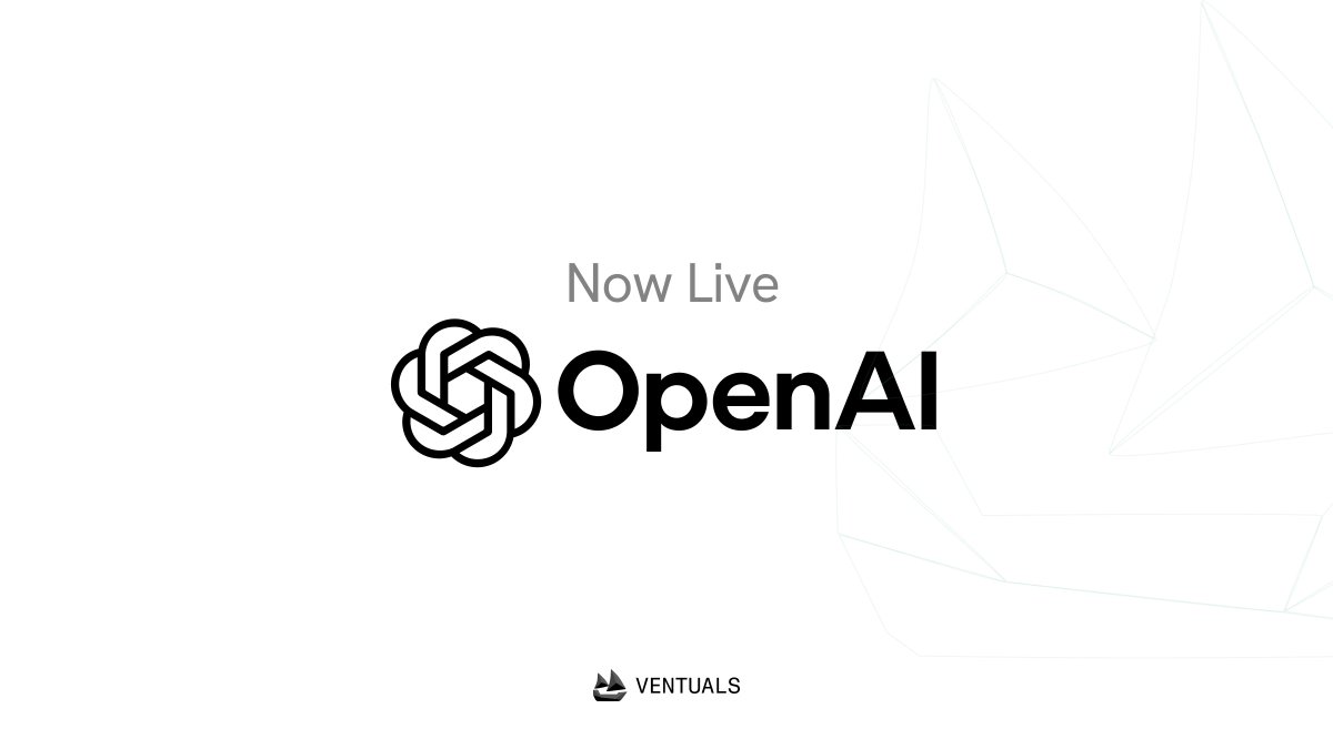 ventuals's tweet image. OpenAI is now live for trading

- 3x max leverage
- $1M open interest cap