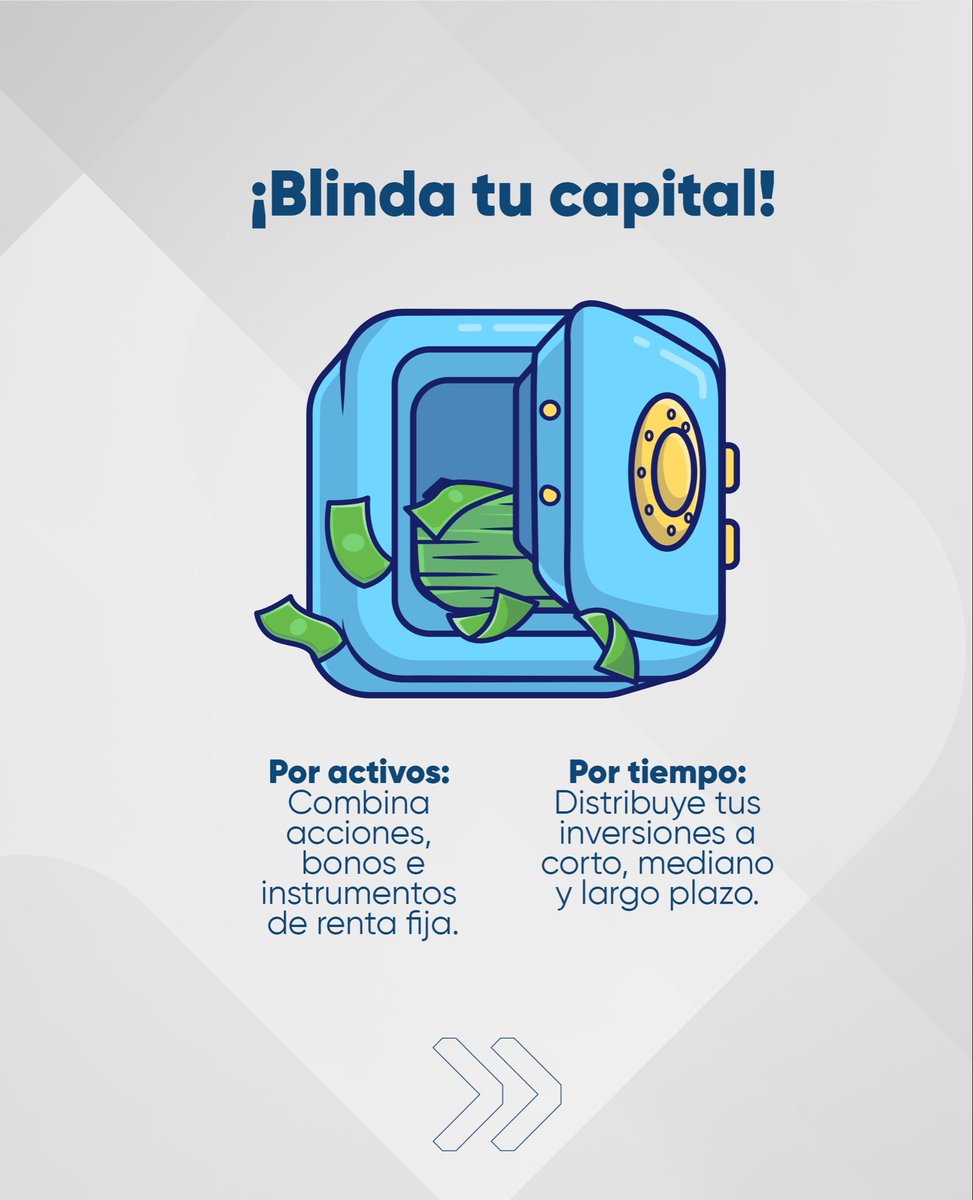 grupofivenca's tweet image. La incertidumbre es parte de la vida, pero no tiene que ser parte de tus inversiones. 🤝

Te asesoramos para que tu portafolio no sea una simple colección de activos, sino una estrategia balanceada y robusta que te acerque a tus metas. 👨‍💼

¿Ya diversificas tu capital? 💬