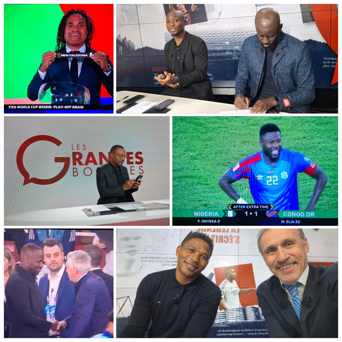 XavBarretFoot's tweet image. Au menu des Grandes Bouches 👄 #LGB ce soir sur @cplussportafr @cplusafrique : le tirage des barrages #WC2026 ; les chances des Léopards 🐆 du Congo #RDC 🇨🇩 ; le Real Madrid ; le renouveau de #ManCity avec Guardiola avec @CharlesMbuya @SergioAKP @PierrefanfanJ @foussenidiawara