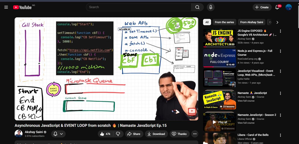 blaq_coder's tweet image. Day 47/100 #100DaysOfCode

- Continued my backend learning today, covered the Node.js event loop.

-Also solved the LeetCode POTD… and it was a hard one 🥲