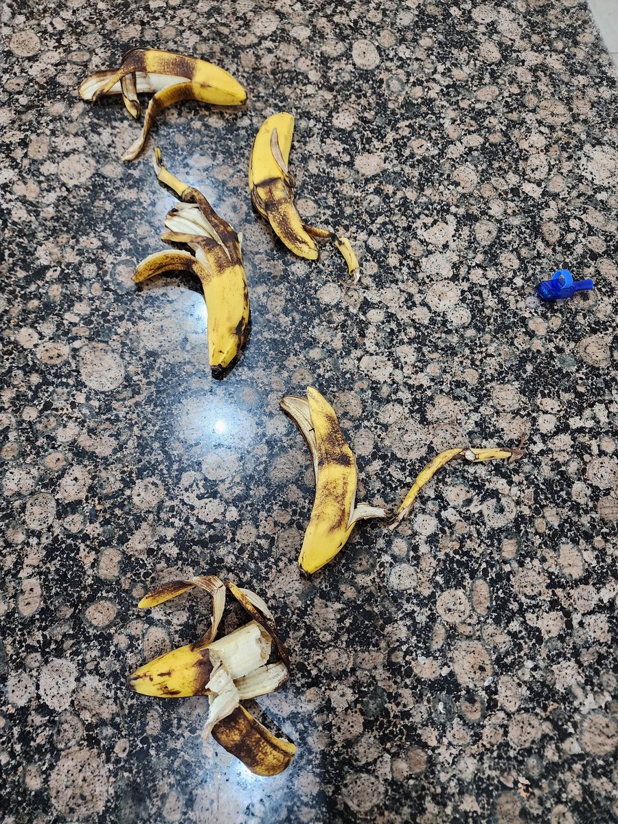 Son started loving bananas but won't eat more than half and then want a new one