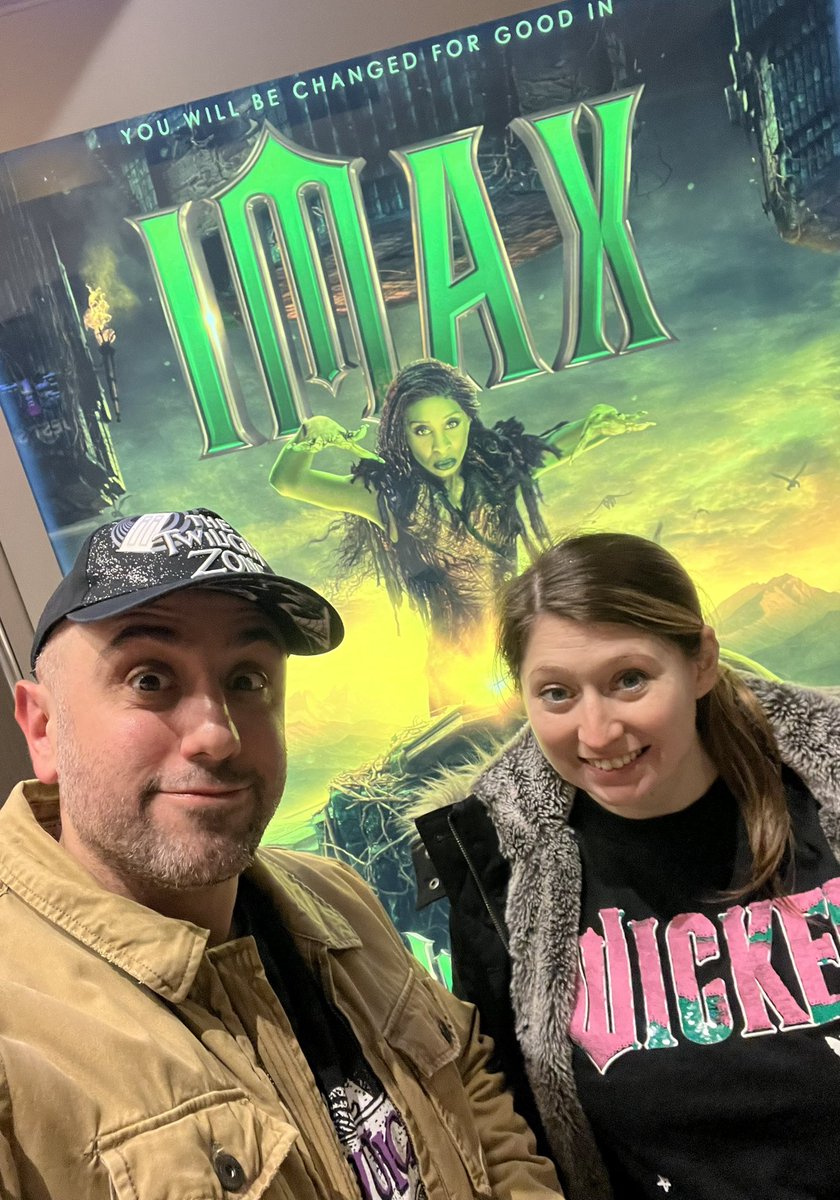 #WickedForGood time! At <a href="/AMCTheatres/">AMC Theatres</a> <a href="/IMAX/">IMAX</a>