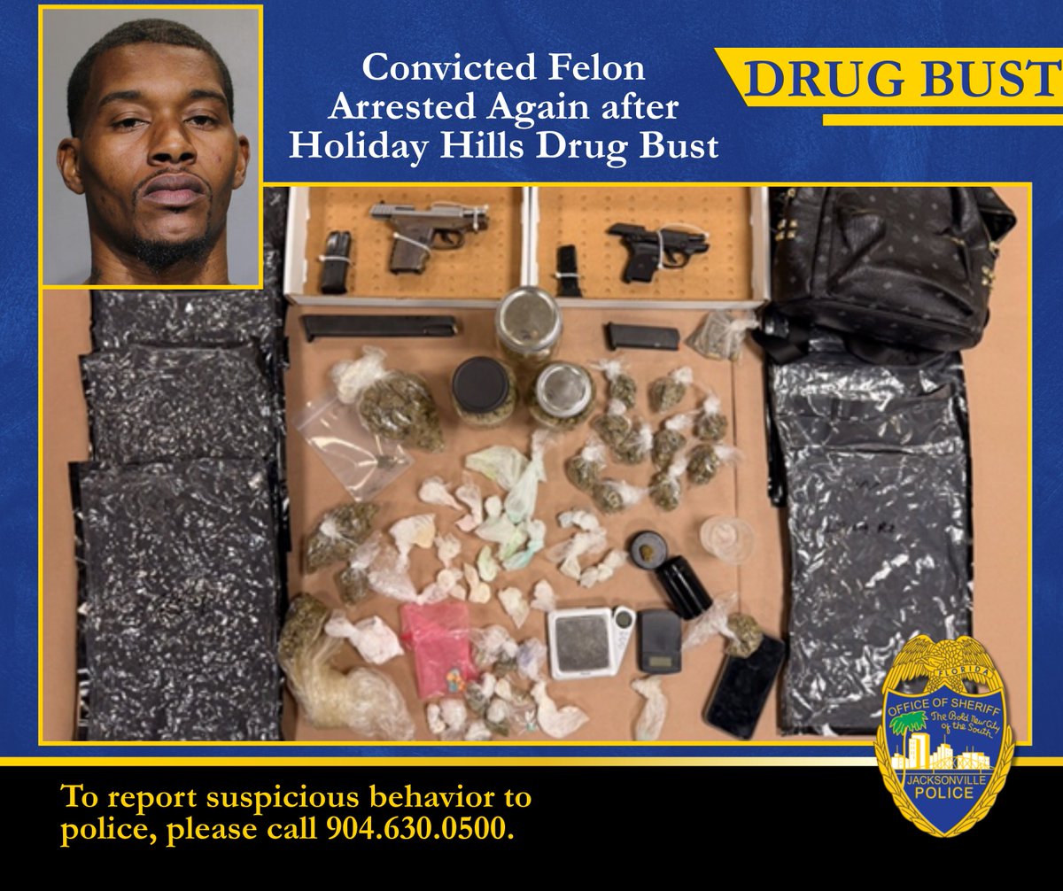 JSOPIO's tweet image. 𝐂𝐎𝐍𝐕𝐈𝐂𝐓𝐄𝐃 𝐅𝐄𝐋𝐎𝐍 𝐀𝐑𝐑𝐄𝐒𝐓𝐄𝐃 𝐀𝐆𝐀𝐈𝐍 𝐀𝐅𝐓𝐄𝐑 𝐇𝐎𝐋𝐈𝐃𝐀𝐘 𝐇𝐈𝐋𝐋 𝐃𝐑𝐔𝐆 𝐁𝐔𝐒𝐓
Some drug dealers just don’t learn a lesson. Our Narcotics Unit detectives were kind enough to remind 36-year-old Ryan Wright that selling illegal drugs is…you guess…