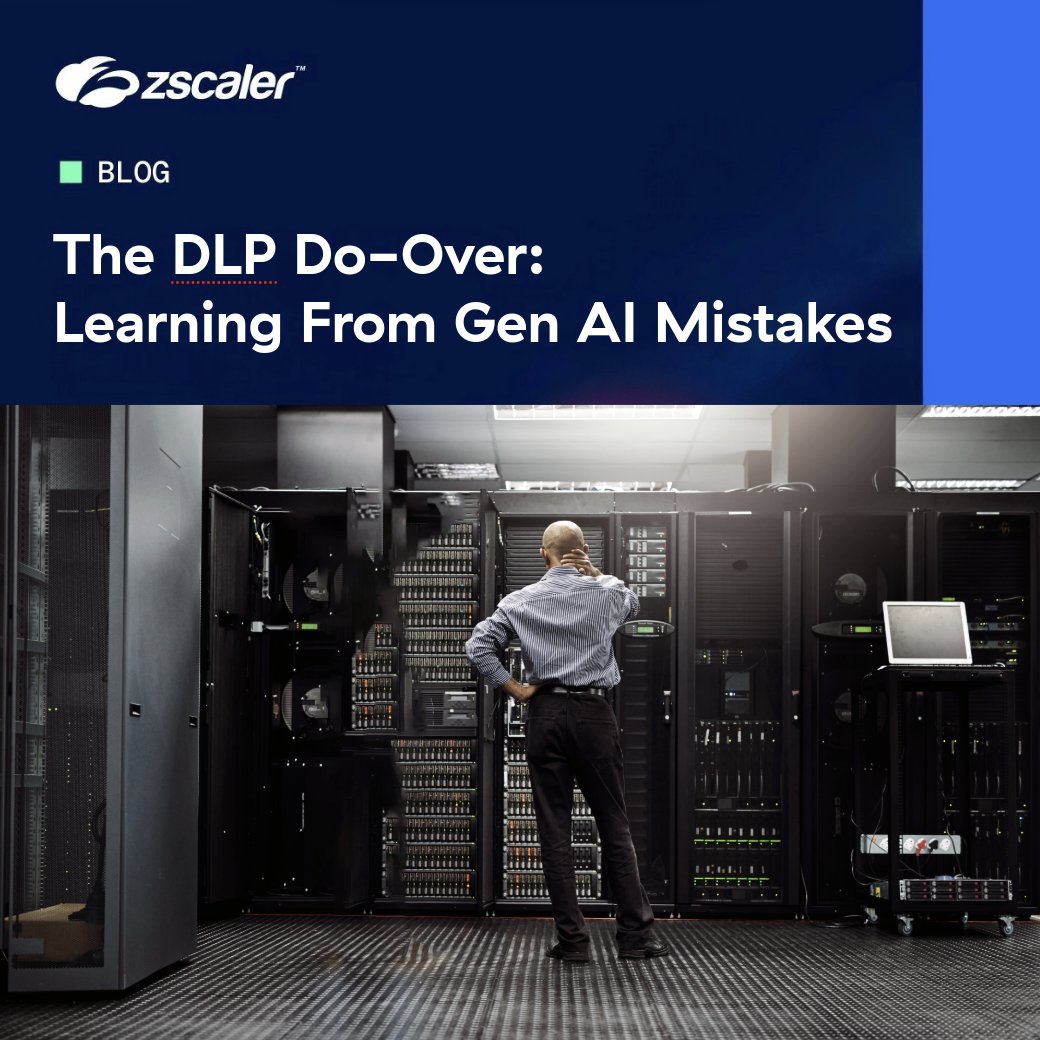 zscaler's tweet image. 📈 GenAI is reshaping data strategies, and 'The DLP Do-Over' is here to help. Learn how Zscaler can help cut legacy #DLP complexity and embrace a modern platform built for the future of #AI, #Cloud and Mobility → bit.ly/48rmIdO

#GenAI