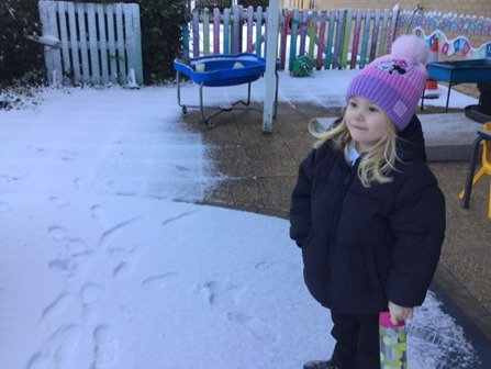 Snow! We were so excited to see our school covered in snow today. Children had a great time playing outside and we even had a moment of awe and wonder where it started to snow during break time so we got to watch the snowflakes fall! Amazing! <a href="/NCEA_Trust/">NCEA Trust</a>