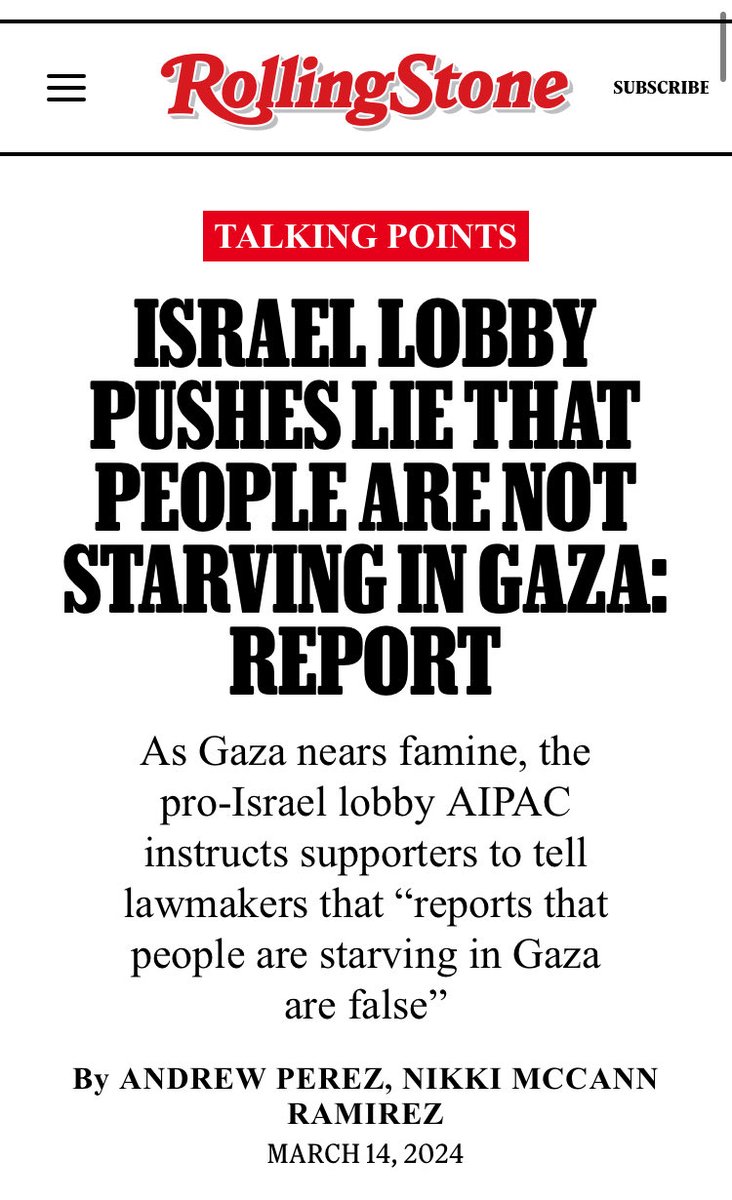 Being the largest recipient of American foreign aid in the history of American foreign aid while lying to everyone about international starving an entire nation may be the reason. 🫠