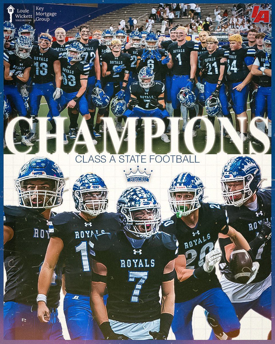 MMCRU IS YOUR CLASS A STATE CHAMPION 🏆

Powered by <a href="/Louie_Lends/">LouieLends</a>

#iafootball x #iahsfb