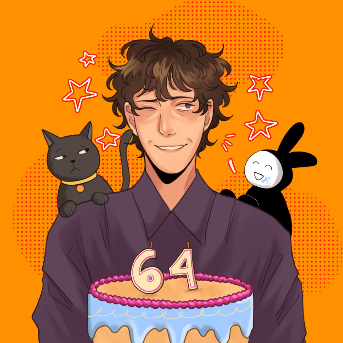 Feliz cumpleaños a Tito 😽💖‼️
.
.
.
#cdntwt #cuartetodenos #robertomusso #robertomussofanart