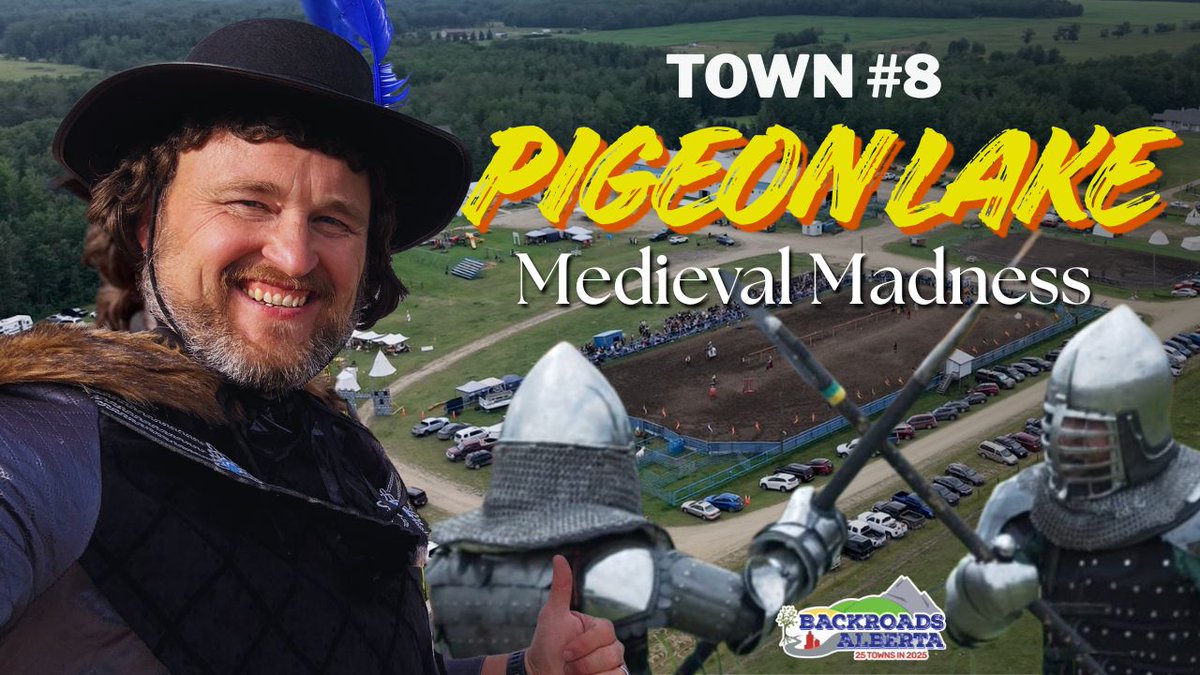 This summer I took in the Pigeon Lake Medieval Madness. A community coming together to venture back to the middle ages and escape into the fantasy! Jousting, artisan markets, medieval village, heavy armour combat and more! Check out the episode youtu.be/dndkf_QiINY?si…