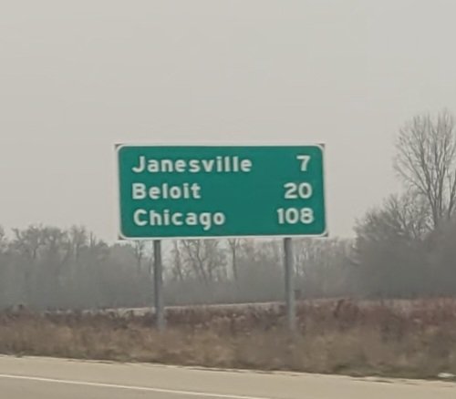 Bob_Janke's tweet image. It&apos;s 108 miles to Chicago, I got a full tank of gas, a half pack of cigarettes, it&apos;s cloudy, and Im wearing sunglasses